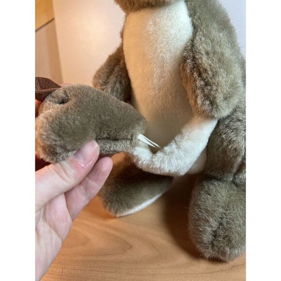 Australian Toys By Windmill Kangaroo & Joey Baby Plush - Picture 6 of 9